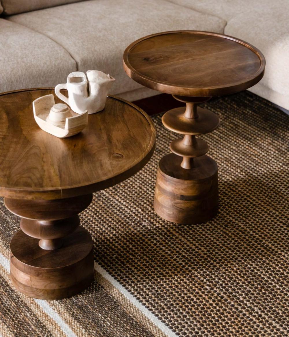 Dutchbone Cath Bijzettafel Walnoot