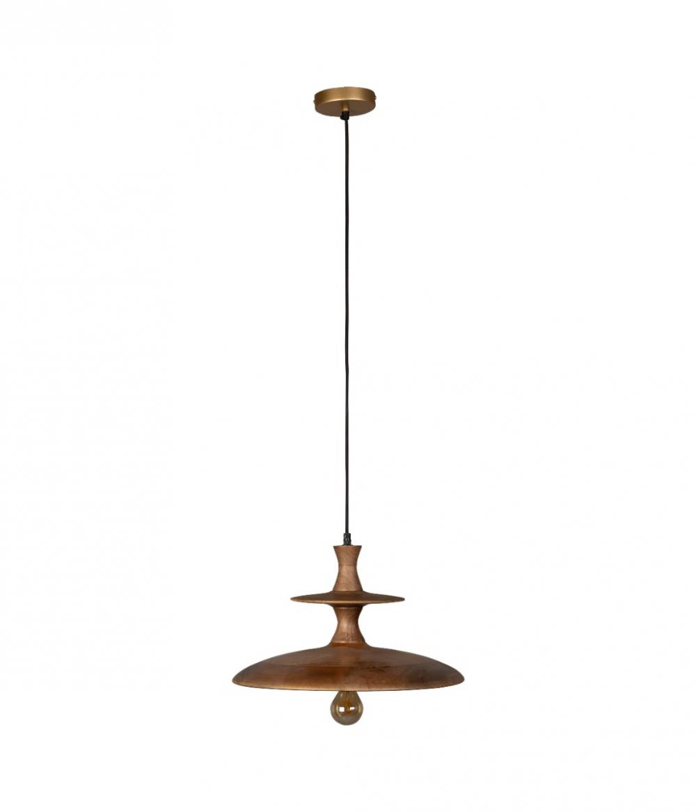 dutchbone Cath Hanglamp L Walnoot