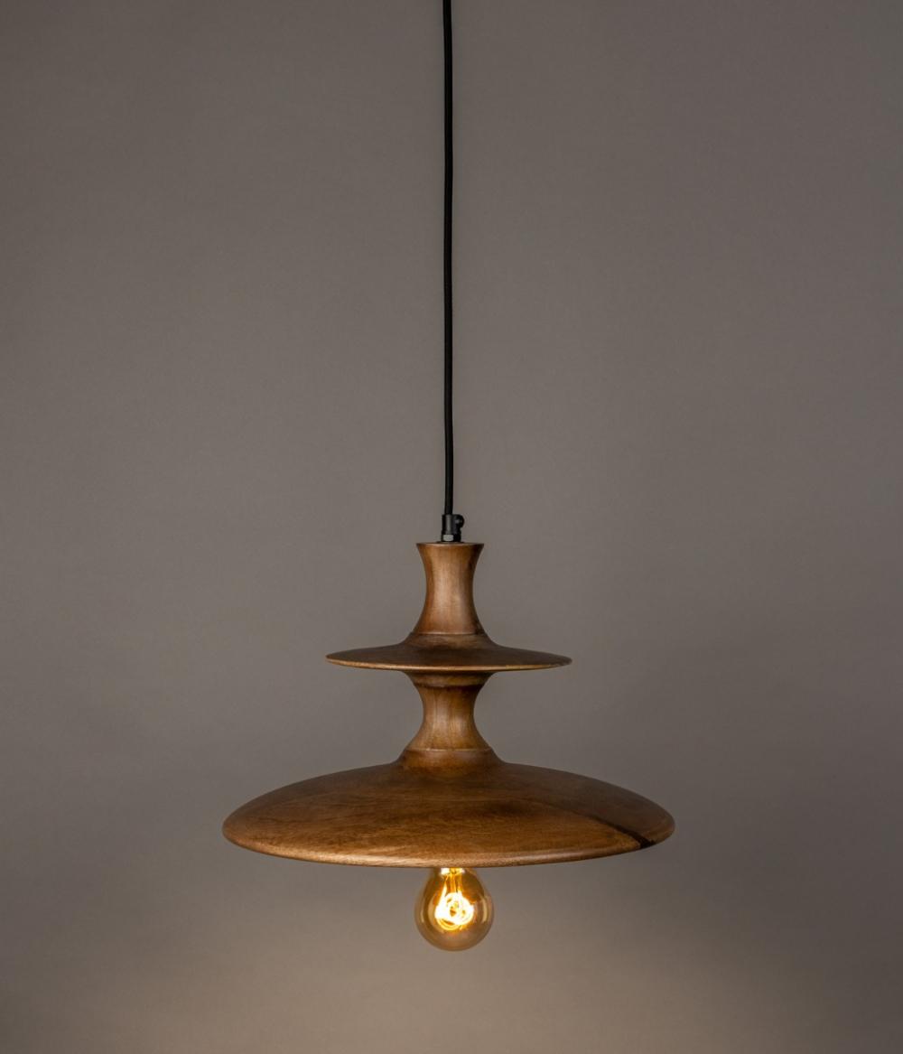 Dutchbone Cath Hanglamp S Walnoot