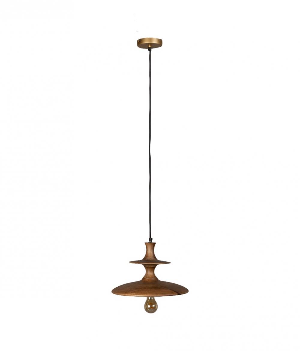 dutchbone Cath Hanglamp S Walnoot
