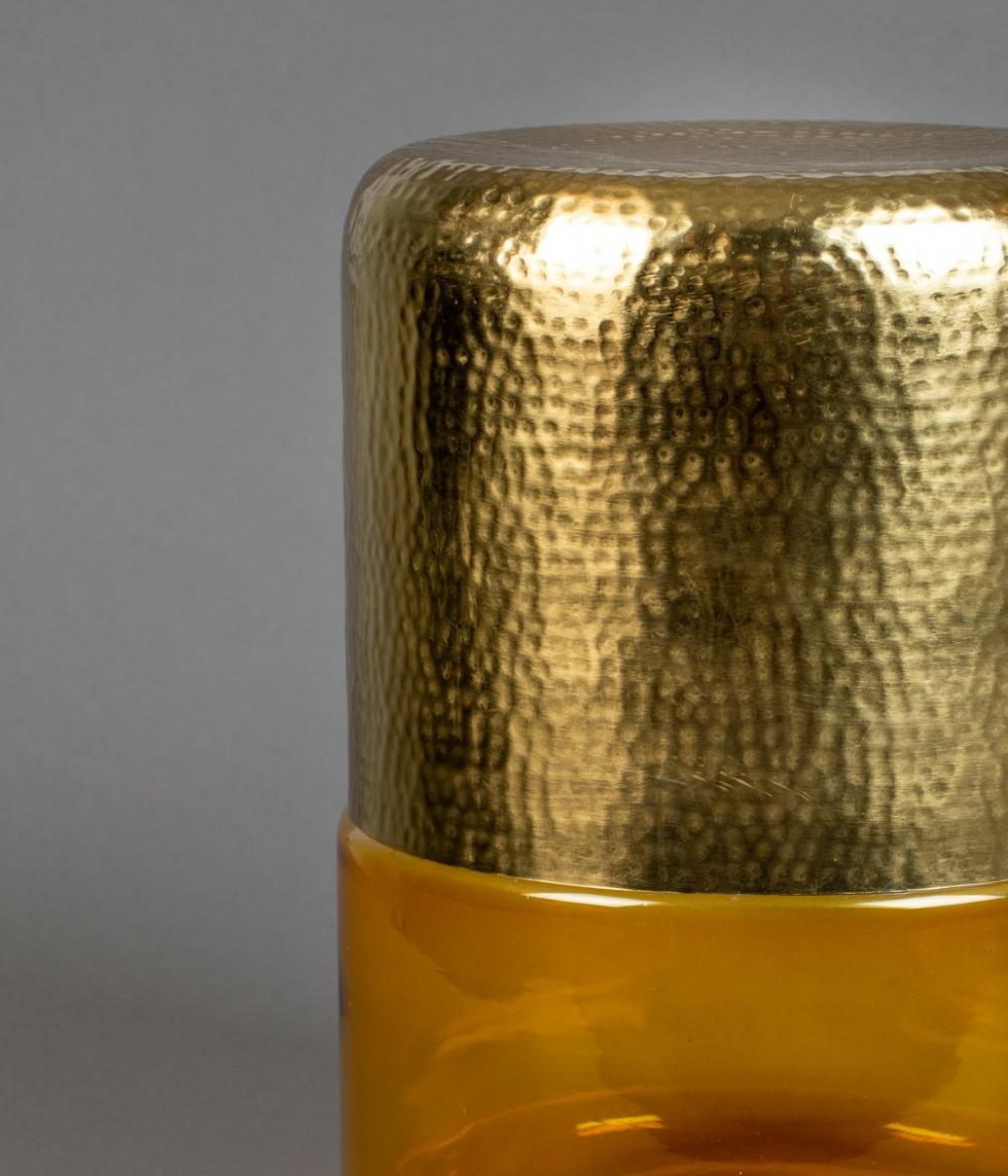 Dutchbone Cave Bijzettafel Geel