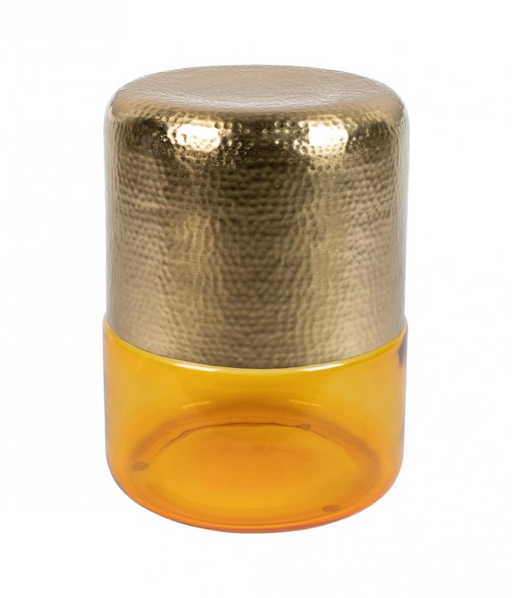 dutchbone Cave Bijzettafel Geel