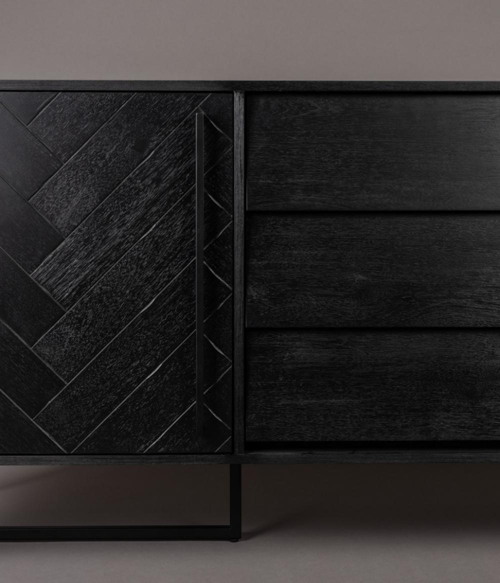 Dutchbone Class Dressoir Zwart Hoog