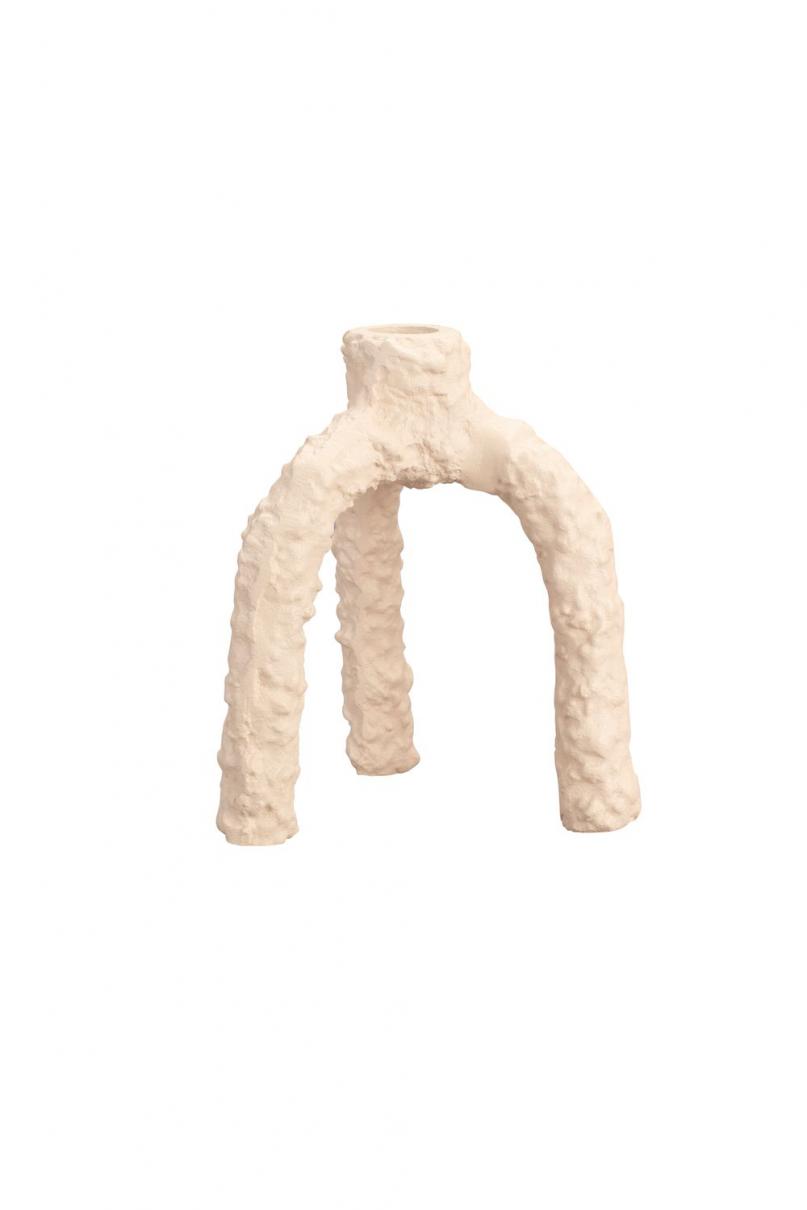 dutchbone Cruz Kandelaar L Beige