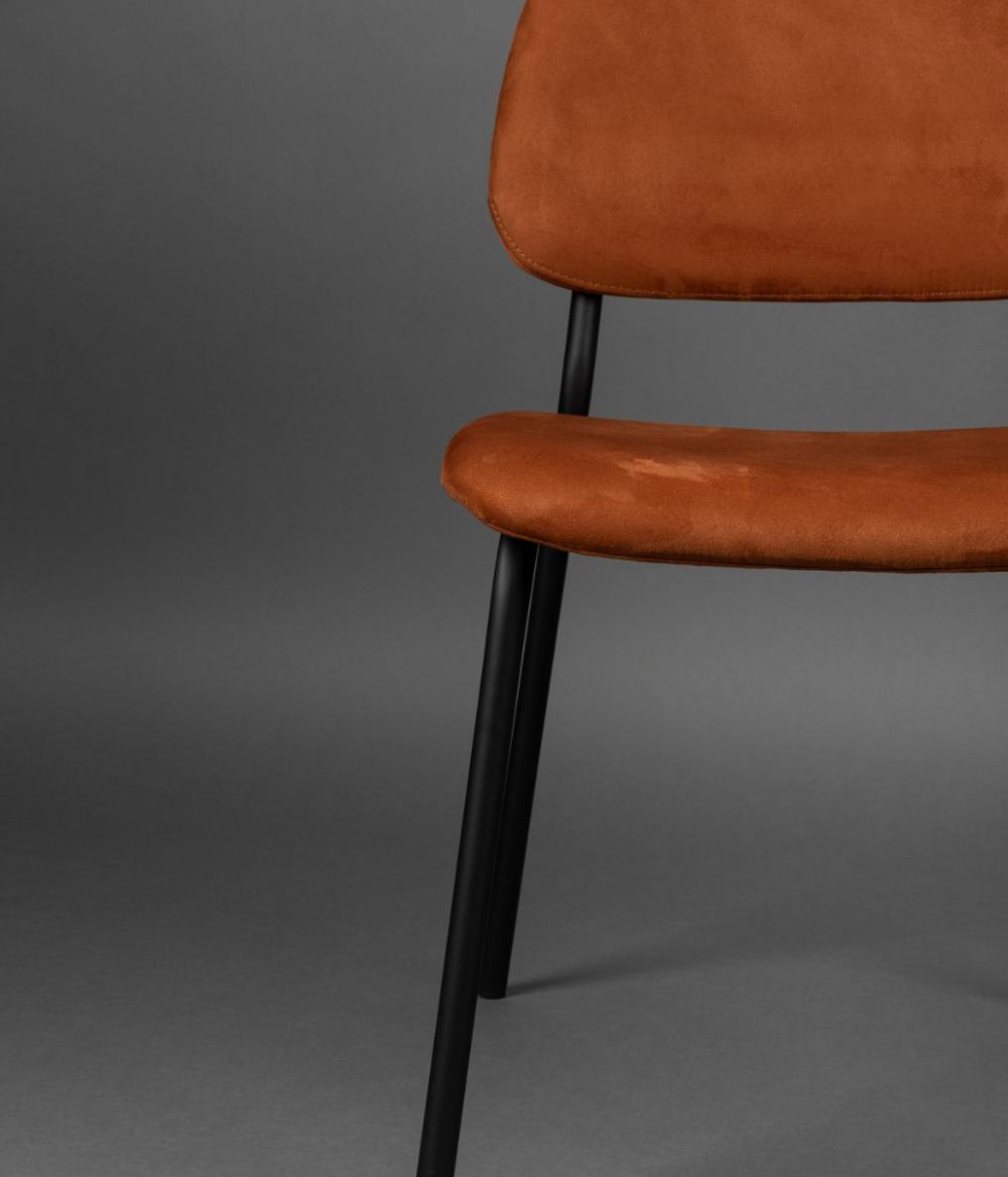 Dutchbone Darby Stoel Terra Cotta