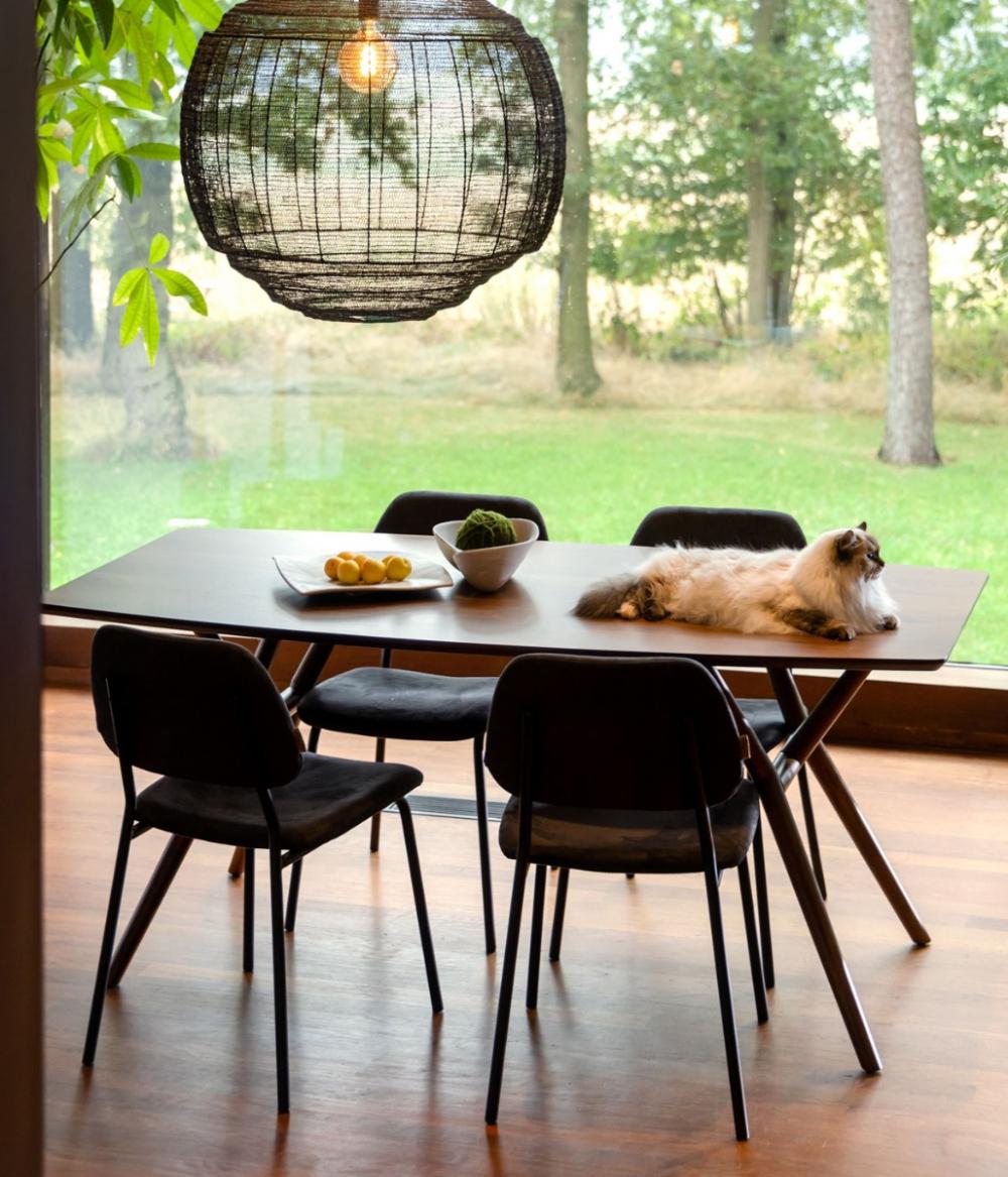 Dutchbone Darby Stoel Zwart