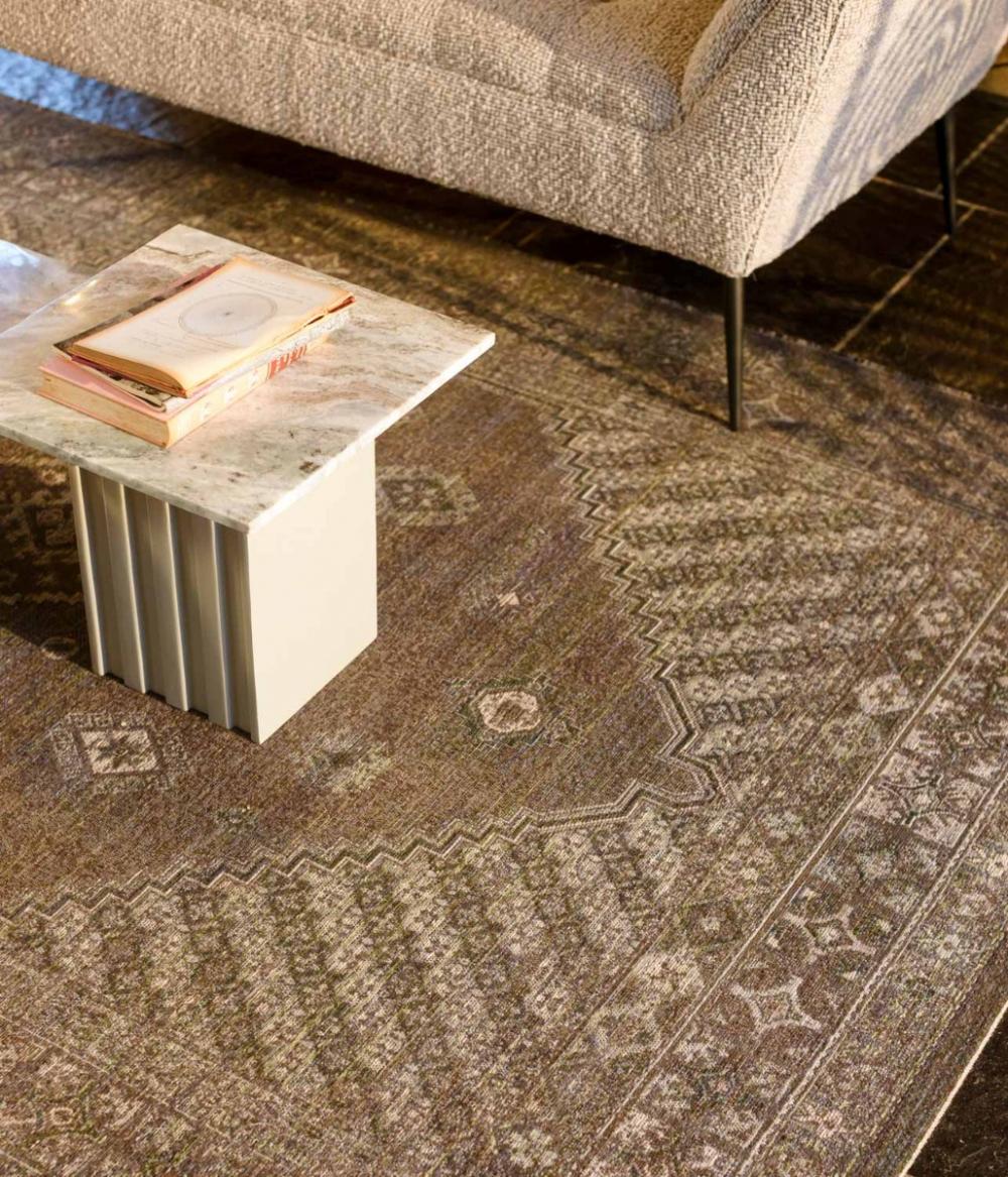 Dutchbone Devon Vloerkleed Earthy Bruin 170x240