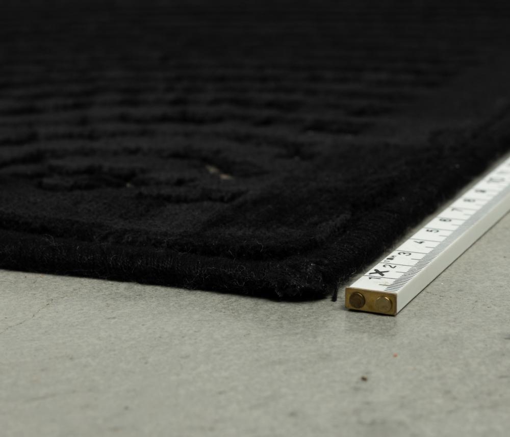 Dutchbone Dots Vloerkleed Zwart 200X300