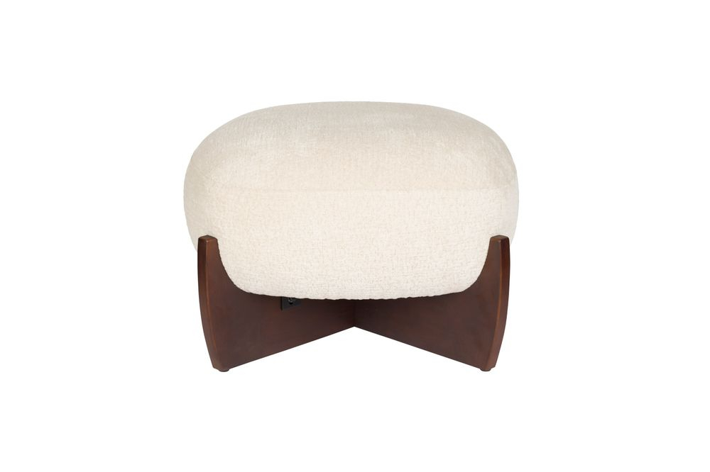 dutchbone Emilius Pouf Beige