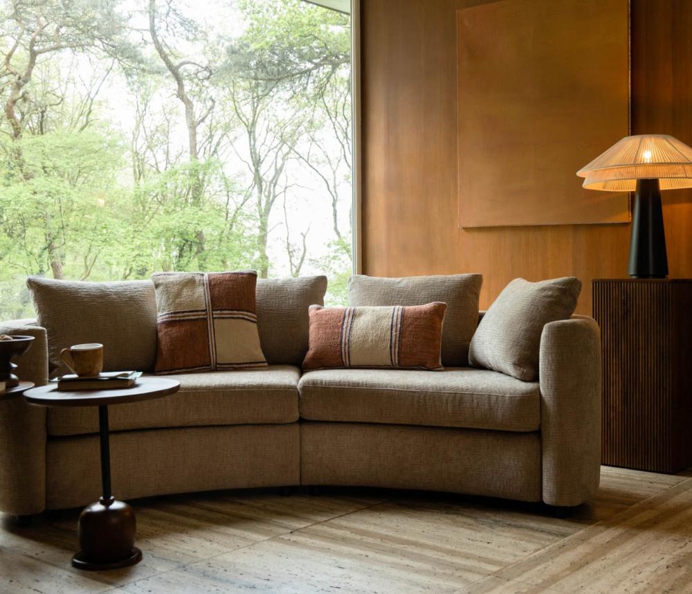 Dutchbone Fernon Bank Karamel Bruin