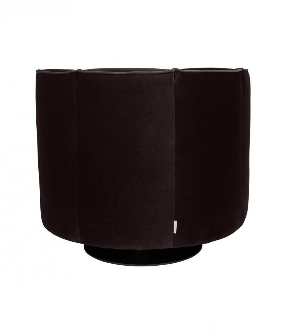 Dutchbone Flower Loungestoel Zwart