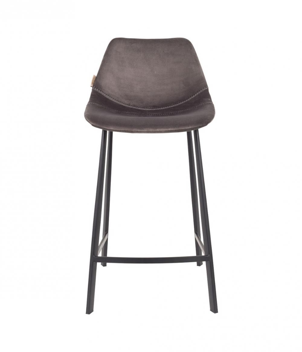 Dutchbone Franky Barkruk Grijs 65 Cm