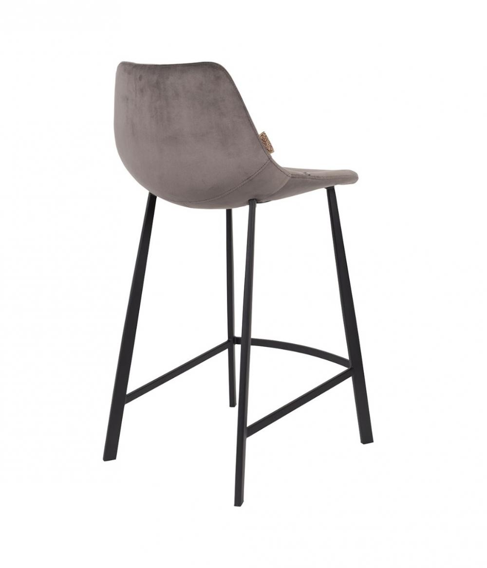 Dutchbone Franky Barkruk Grijs 65 Cm