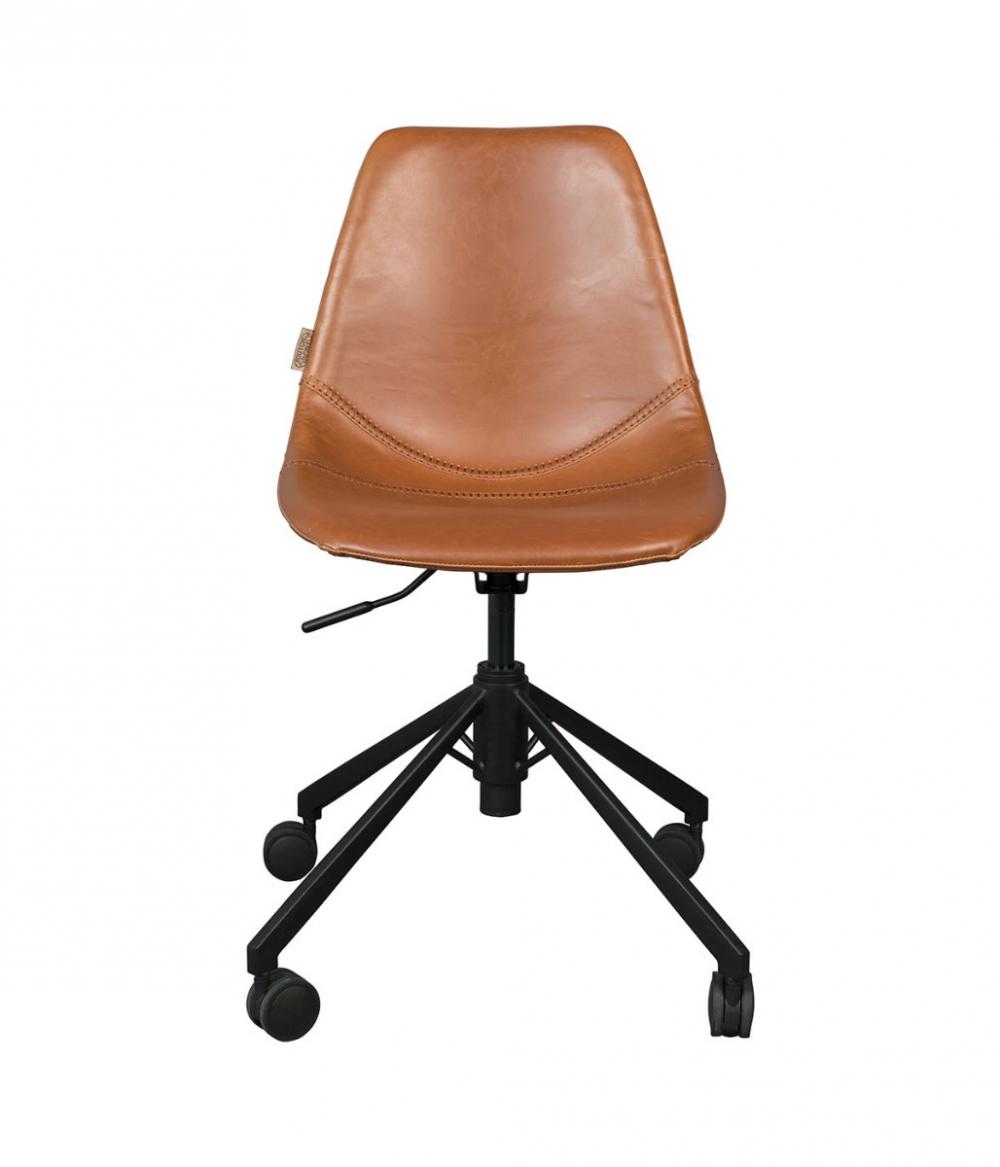 Dutchbone Franky Bureaustoel Bruin