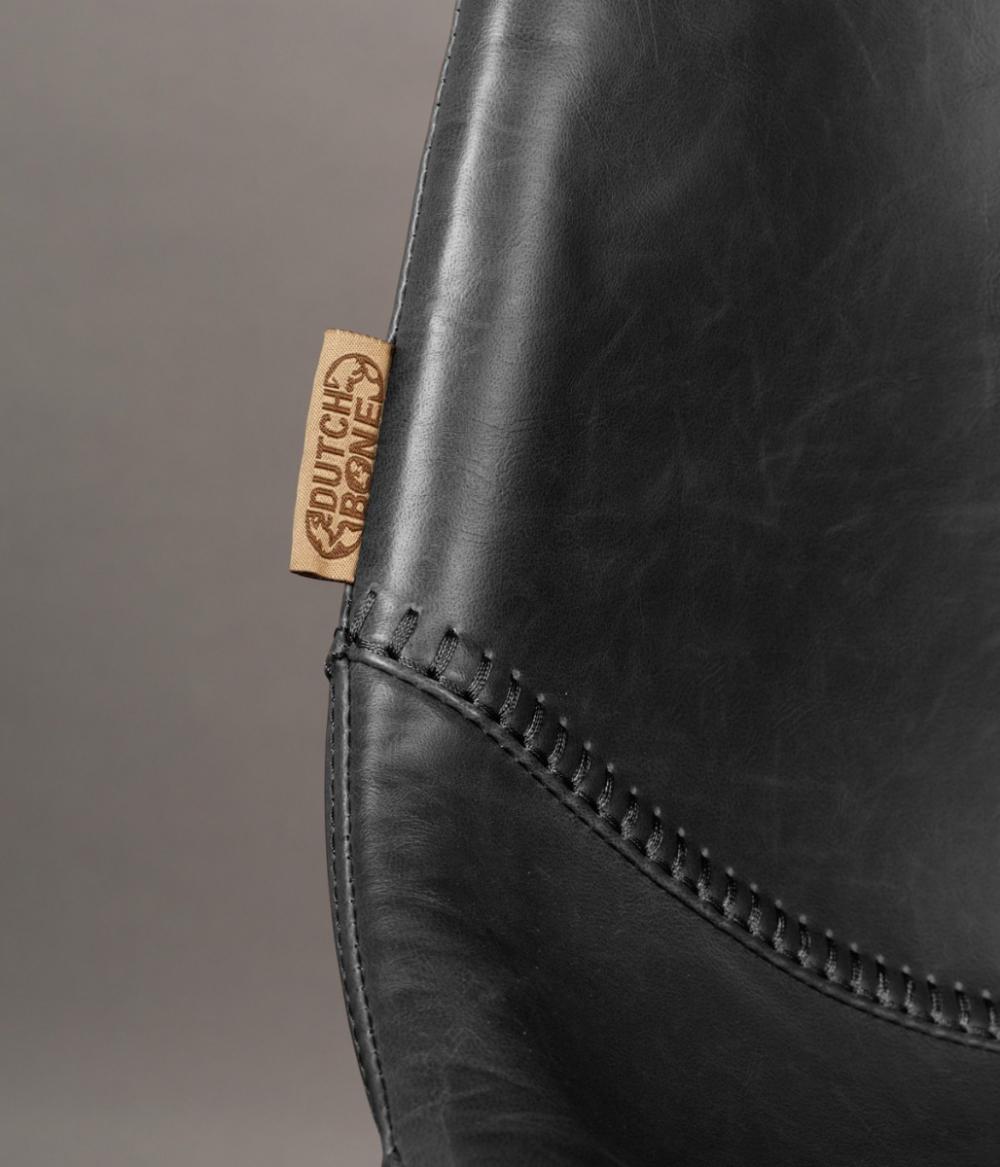 Dutchbone Franky Bureaustoel Zwart