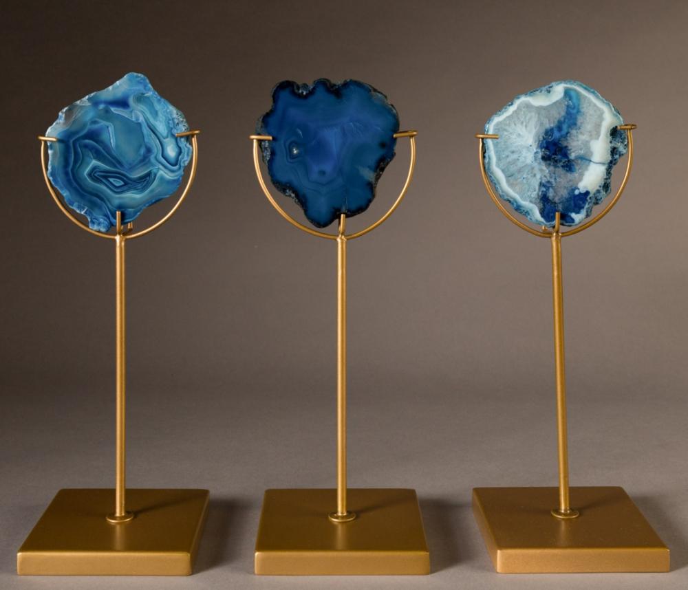 Dutchbone Gem Kandelaar Blauw