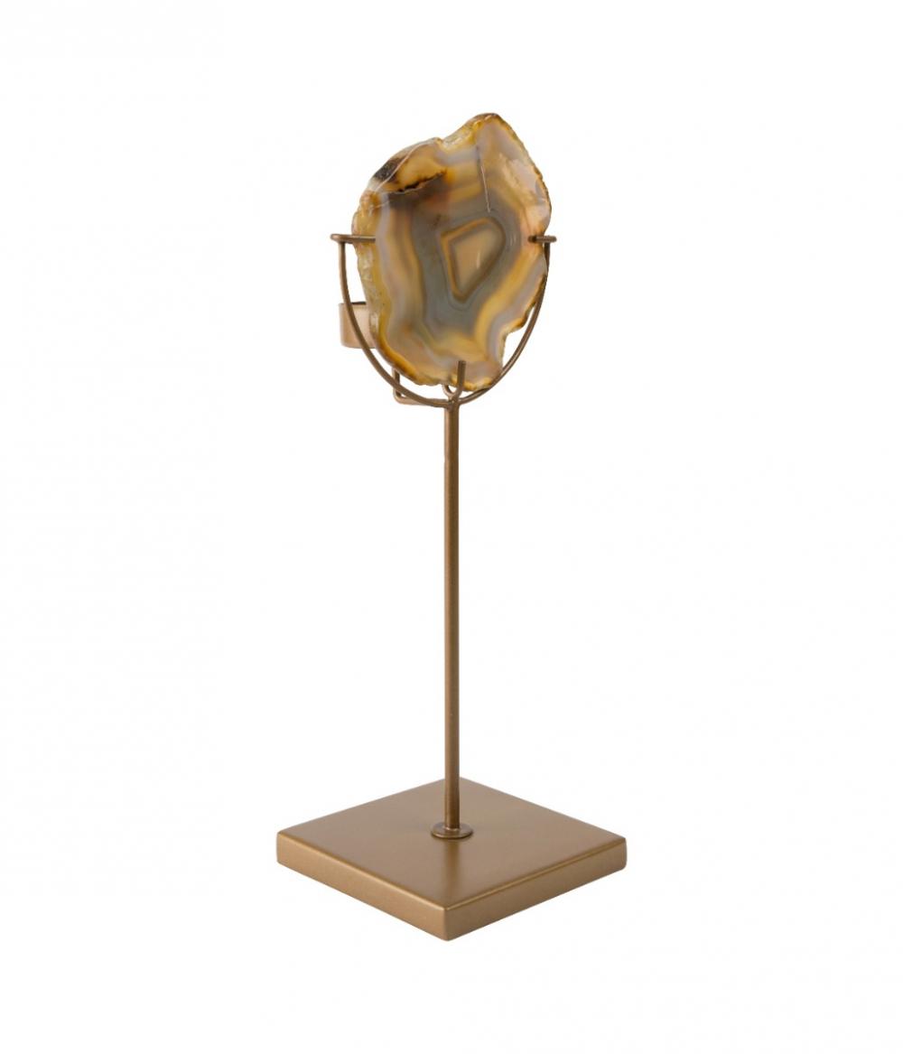 Dutchbone Gem Kandelaar Geel