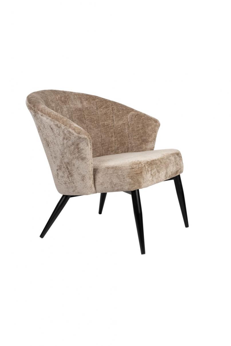 dutchbone Georgia Loungestoel Beige