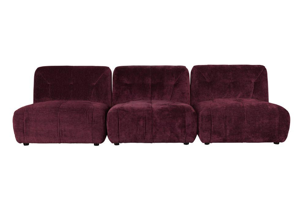 Dutchbone Giada Bank 3-seater Plum