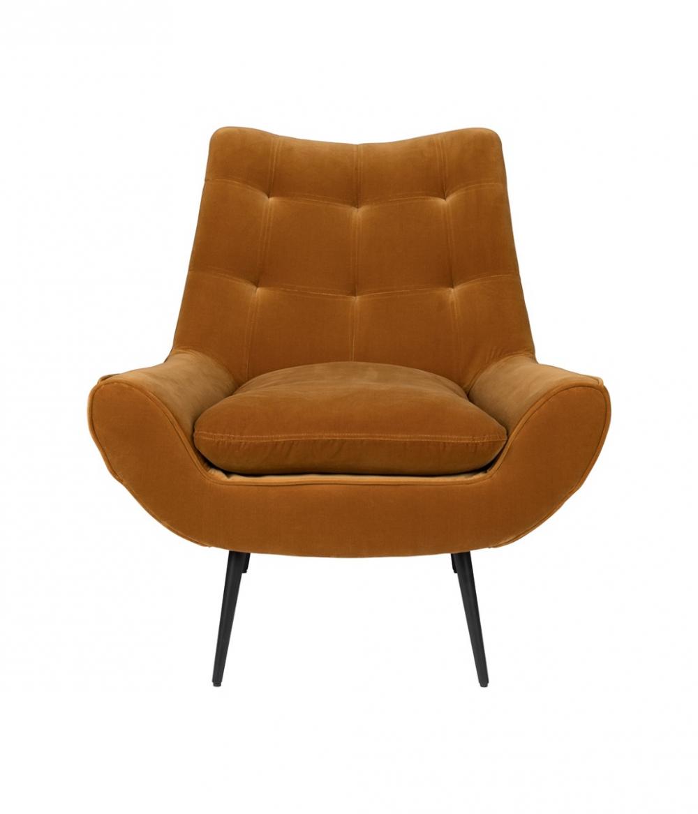 Dutchbone Glodis Loungestoel Whiskey