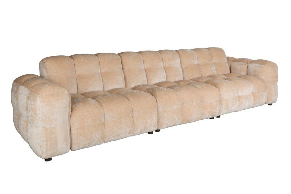 Dutchbone Hackman 4 5-zitsbank Velours Beige