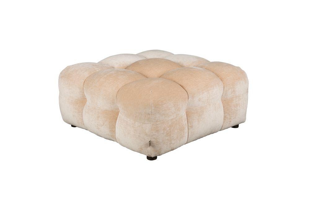 Dutchbone Hackman Hocker Velours Beige