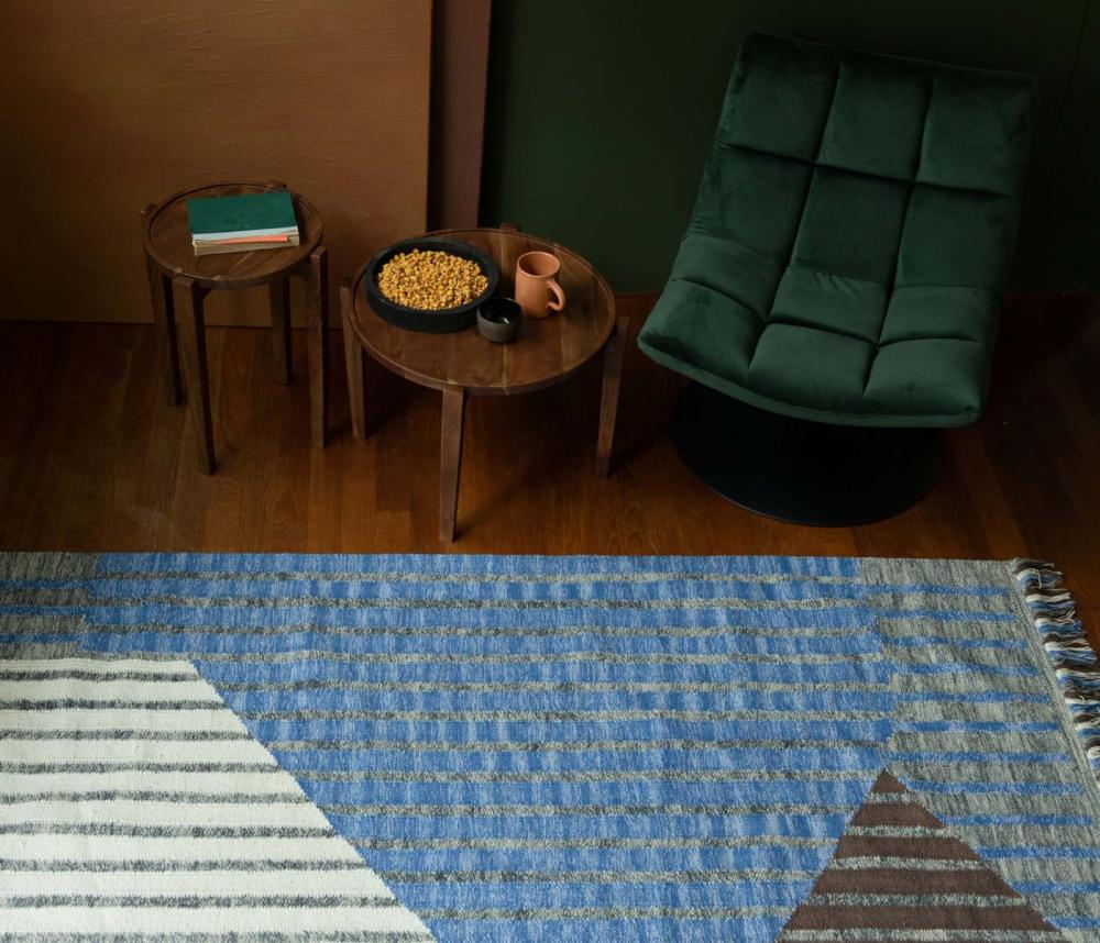 Dutchbone Hampton Vloerkleed 160x230 Blauw