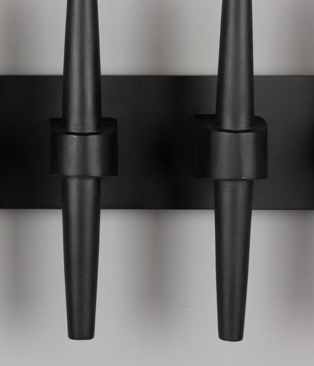 Dutchbone Jakub Wandkapstok Zwart