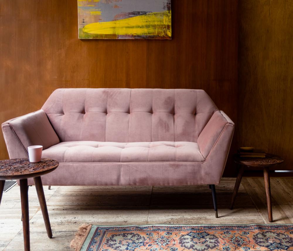 Dutchbone Kate 2 Zitsbank Roze Clay