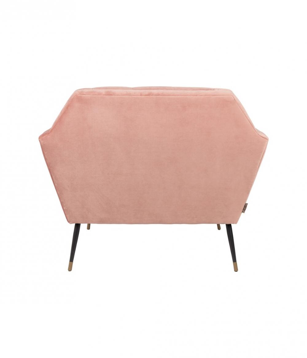 Dutchbone Kate Loungestoel Roze Clay