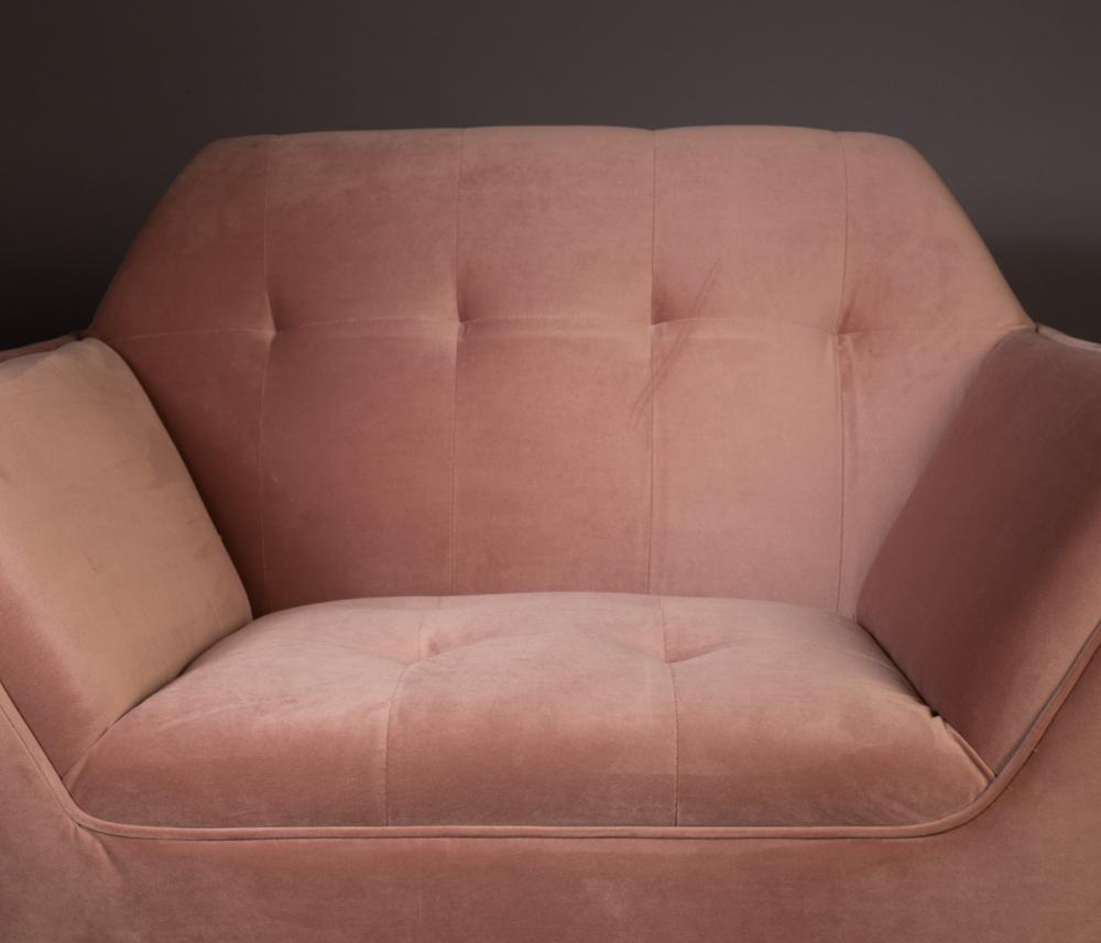 Dutchbone Kate Loungestoel Roze Clay