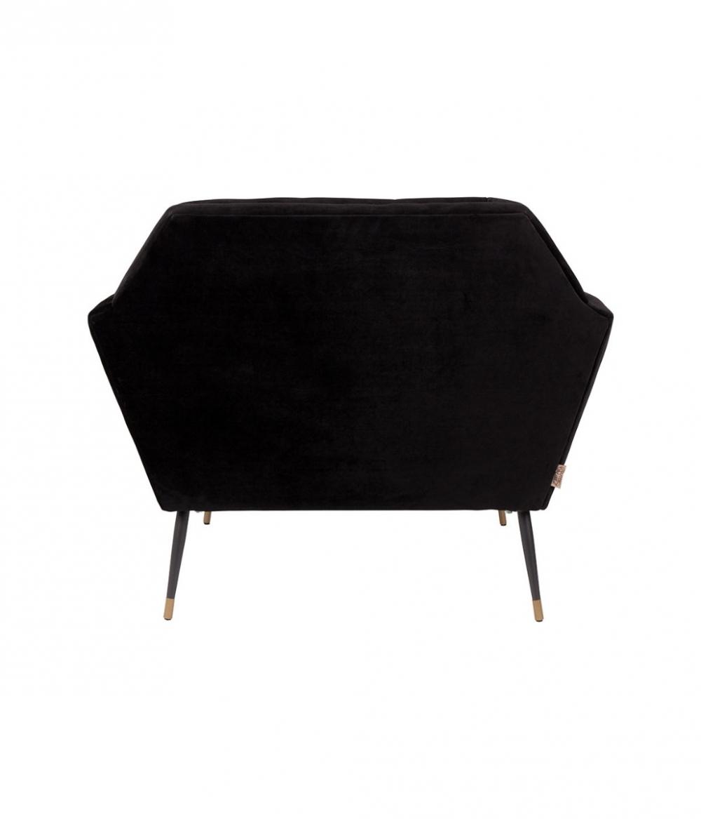 Dutchbone Kate Loungestoel Zwart