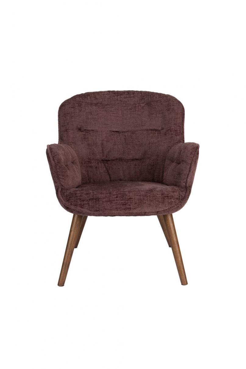 Dutchbone Lenn Fauteuil Plum