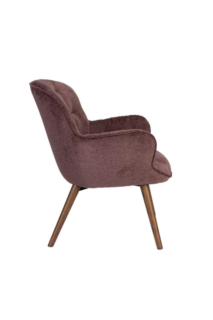 Dutchbone Lenn Fauteuil Plum