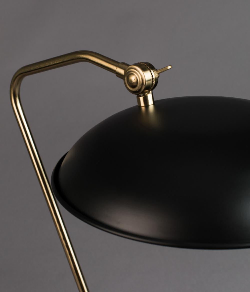 Dutchbone Liam Tafellamp Zwart