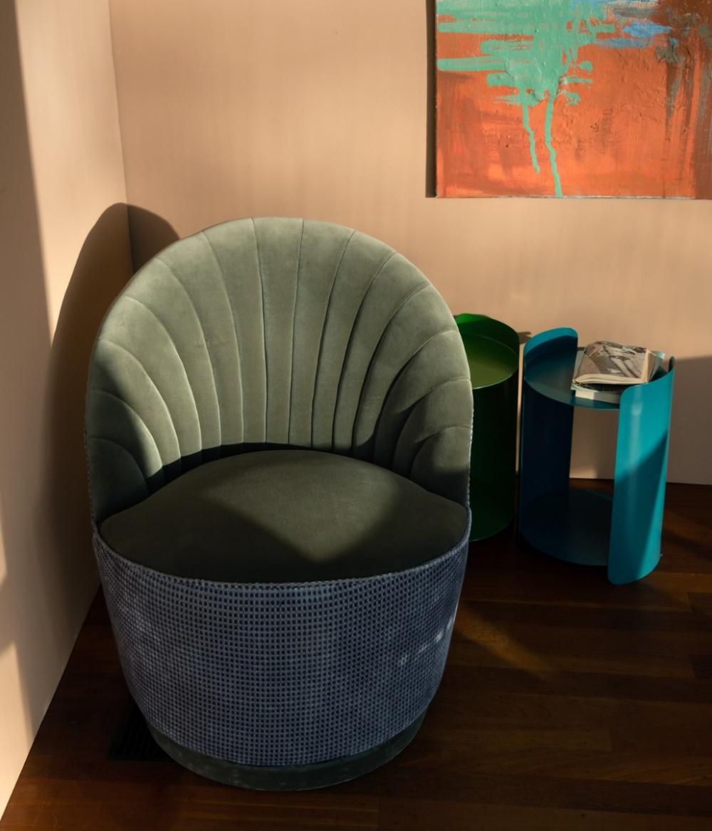 dutchbone Madison Loungestoel Groen