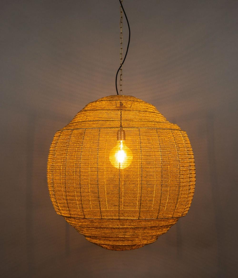 Dutchbone Meezan Hanglamp Goud XL