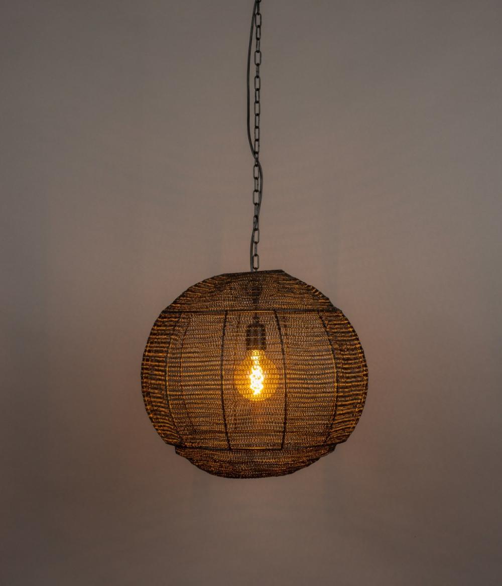 Dutchbone Meezan Hanglamp Zwart M