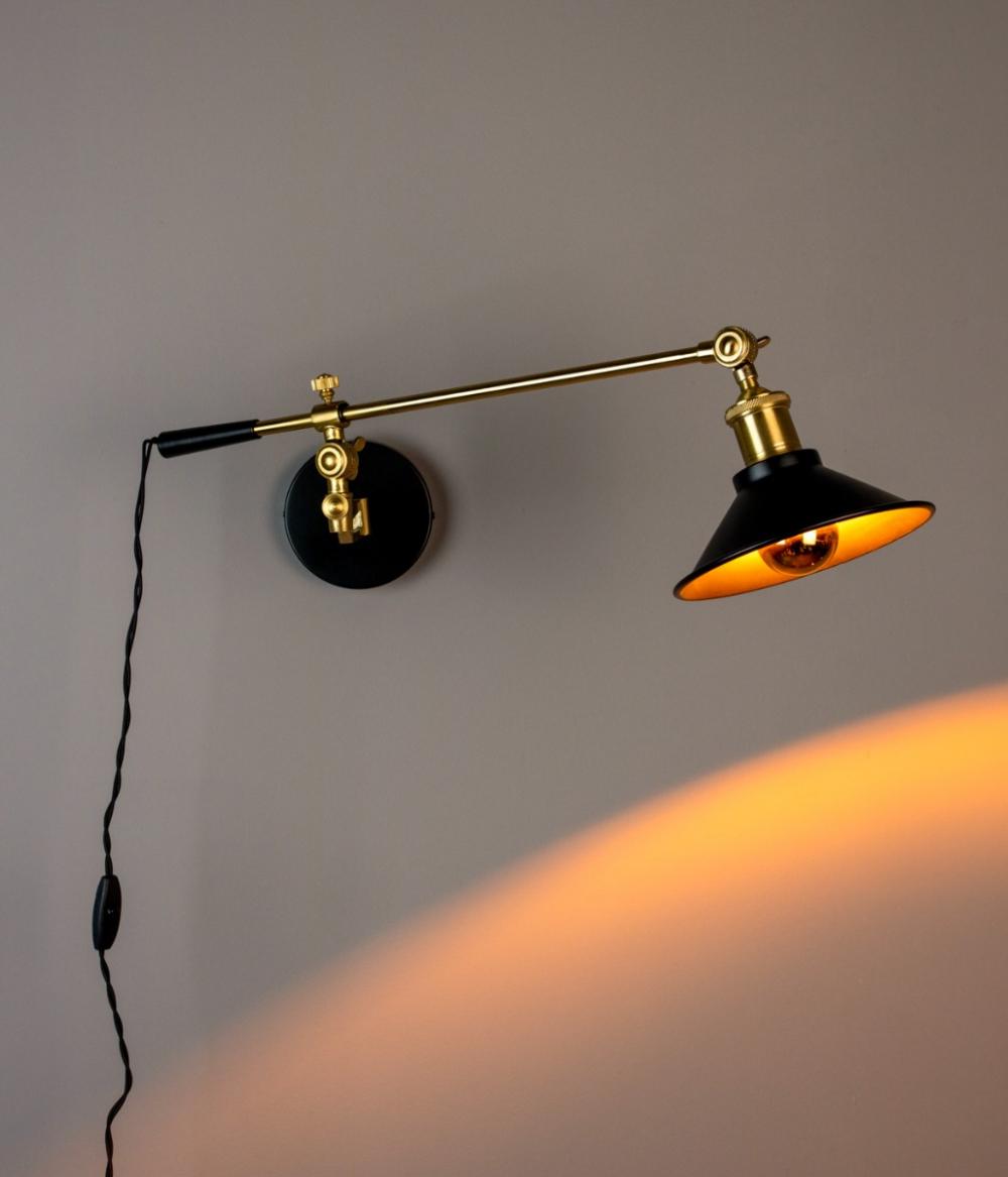 Dutchbone Penelope Wandlamp Zwart