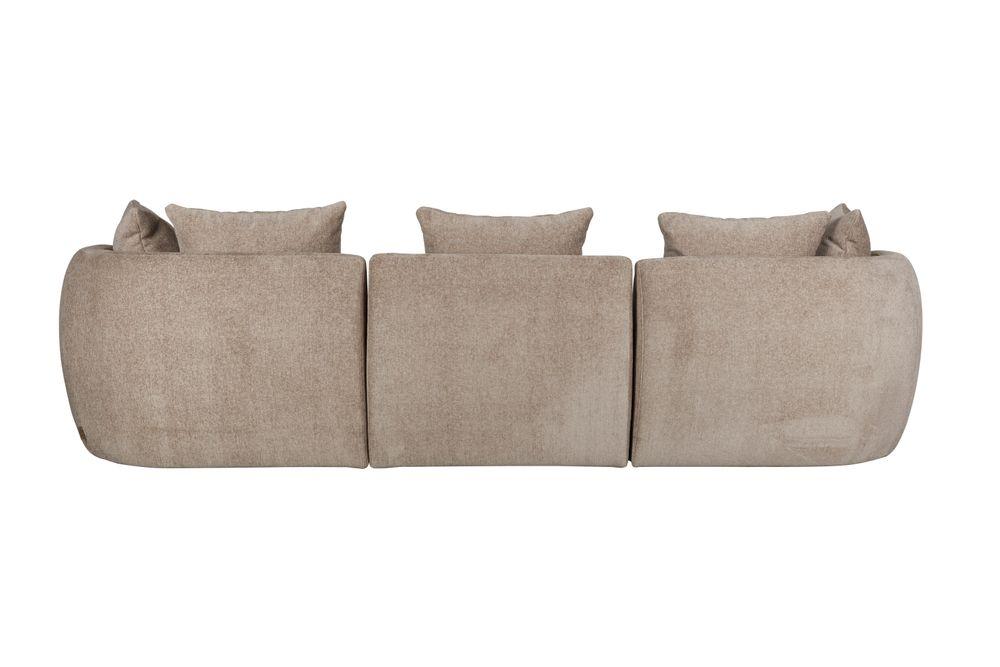 Dutchbone Rocca 4 5-zitsbank Cappuccino