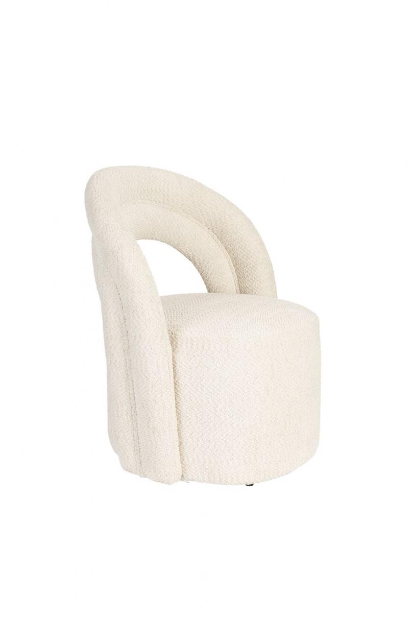 dutchbone Seina Fauteuil Swivel Beige