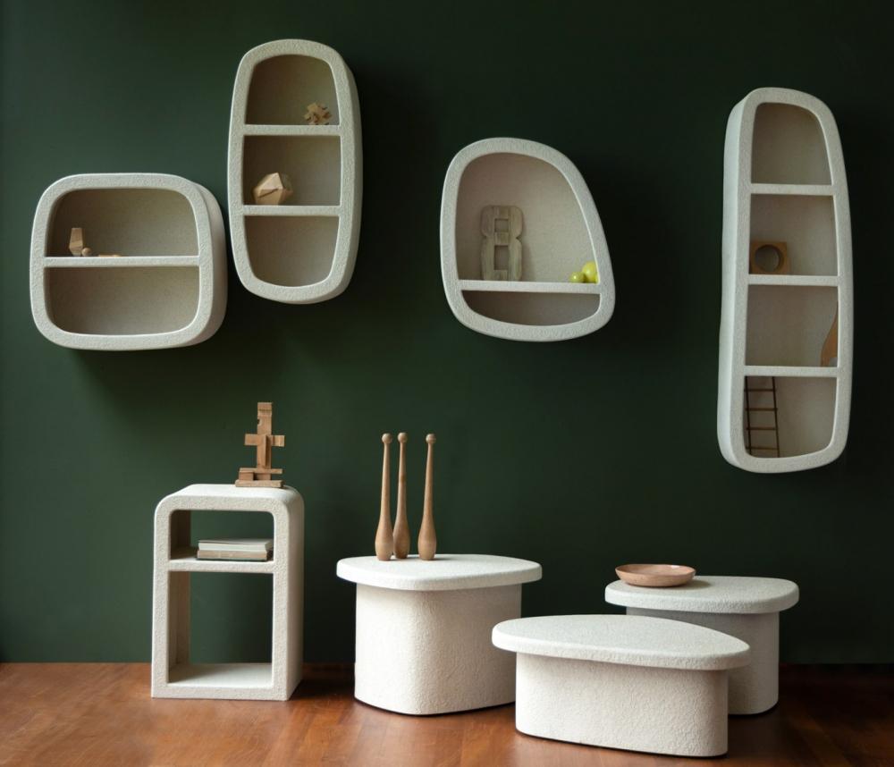 Dutchbone Veda Wandkast 1 Plank Midden