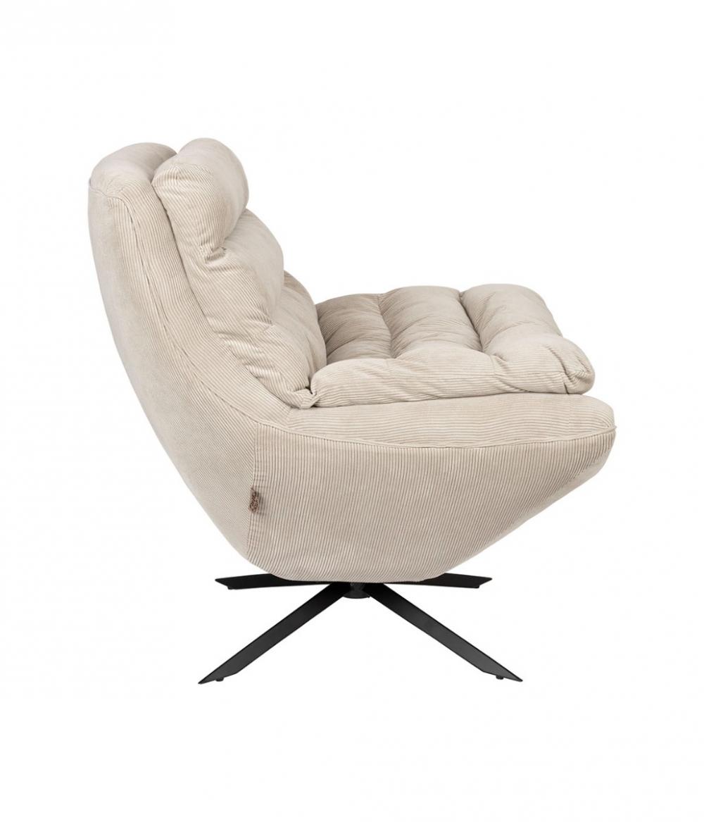 Dutchbone Vince Loungestoel Beige