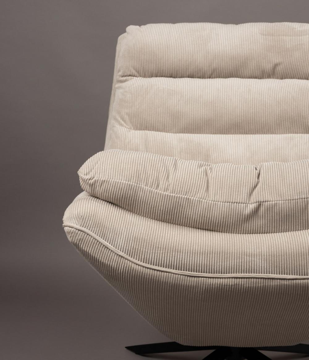Dutchbone Vince Loungestoel Beige