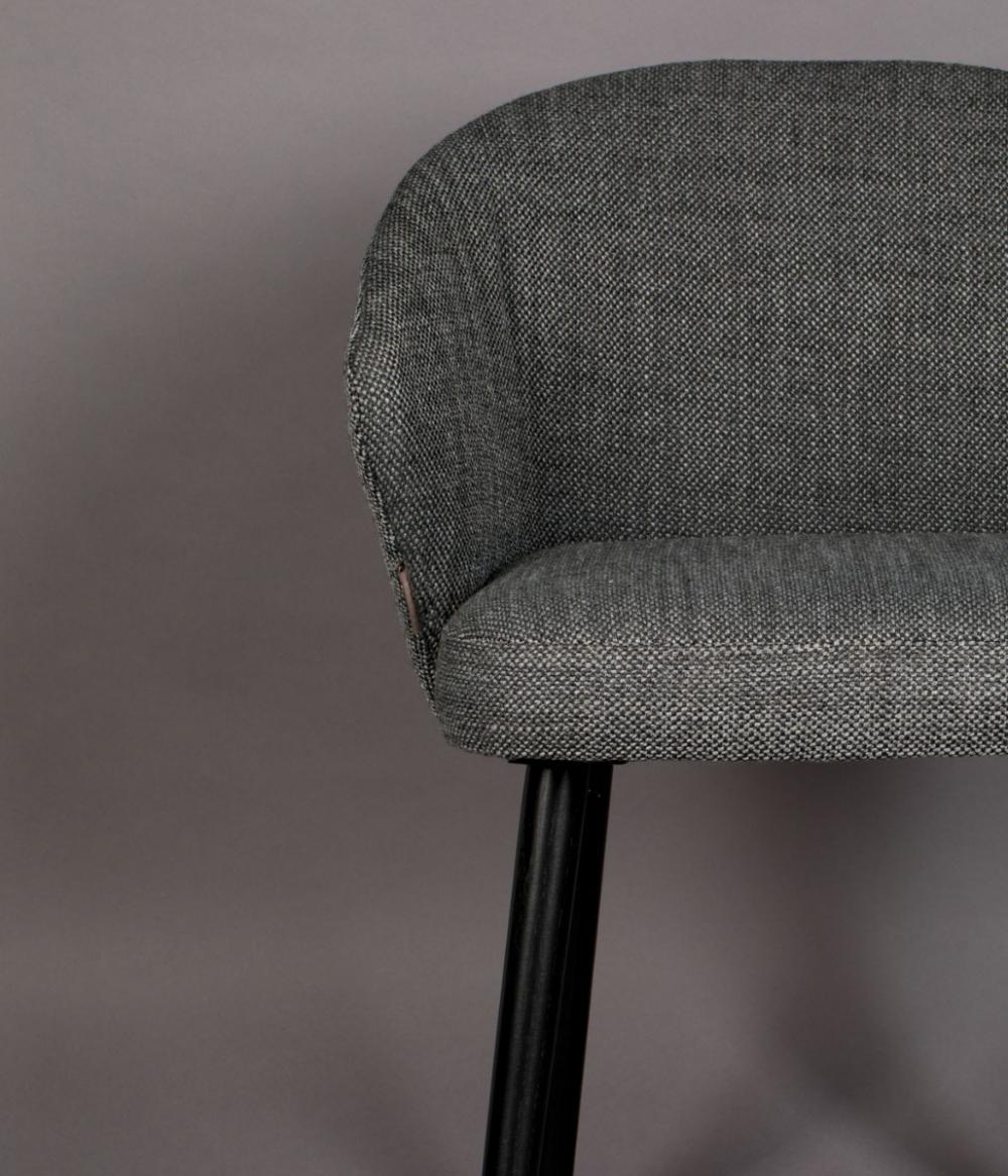 Dutchbone Waldo Stoel Antraciet