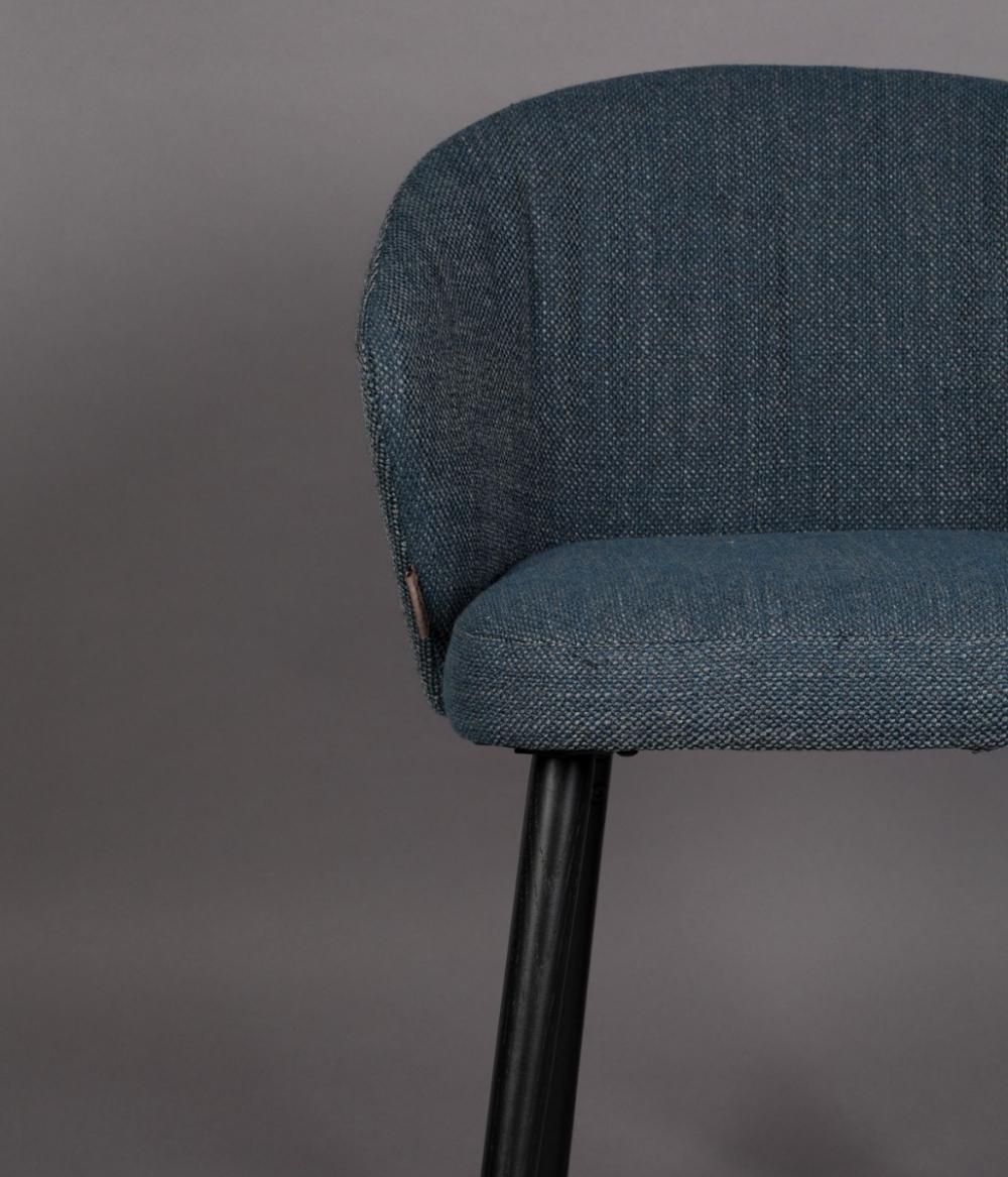 Dutchbone Waldo Stoel Blauw