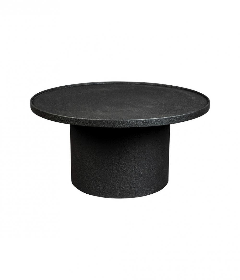dutchbone Winston Salontafel Zwart Rond
