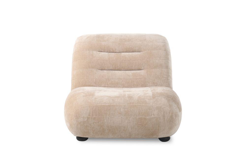 Dutchbone Wyatt Fauteuil Velours Beige