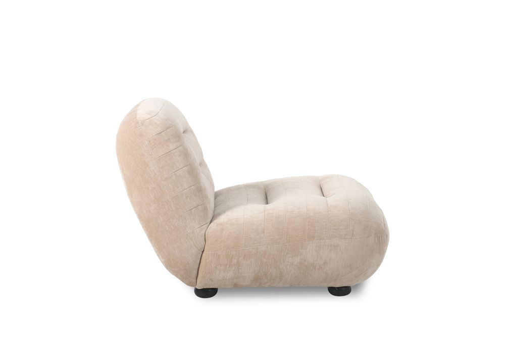 Dutchbone Wyatt Fauteuil Velours Beige