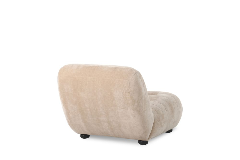 Dutchbone Wyatt Fauteuil Velours Beige
